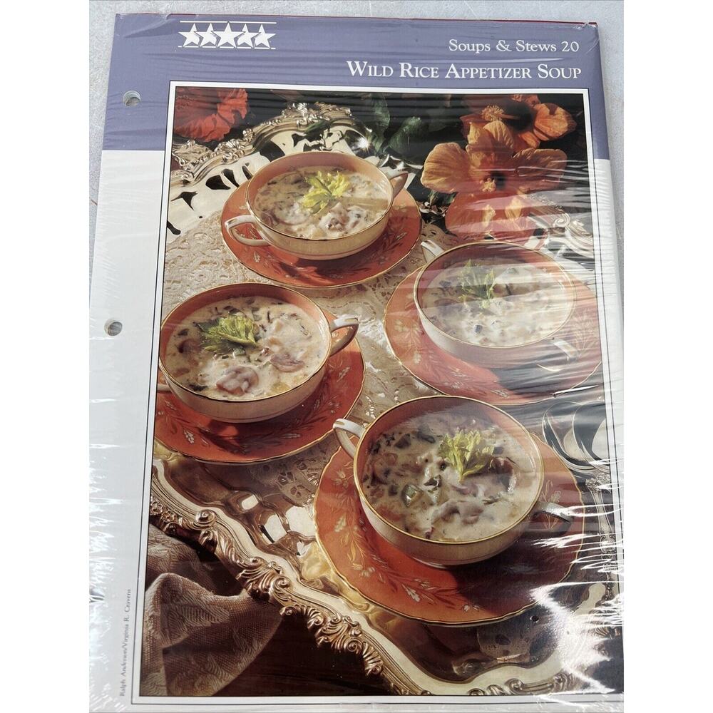 Vintage Southern Living Five Star Recipe Inserts Soups‎ & Stews 20 In Wrapper